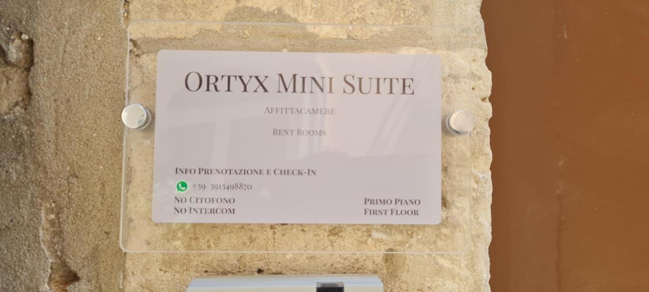 Ortyx Mini Suite Syrakusa Exteriör bild